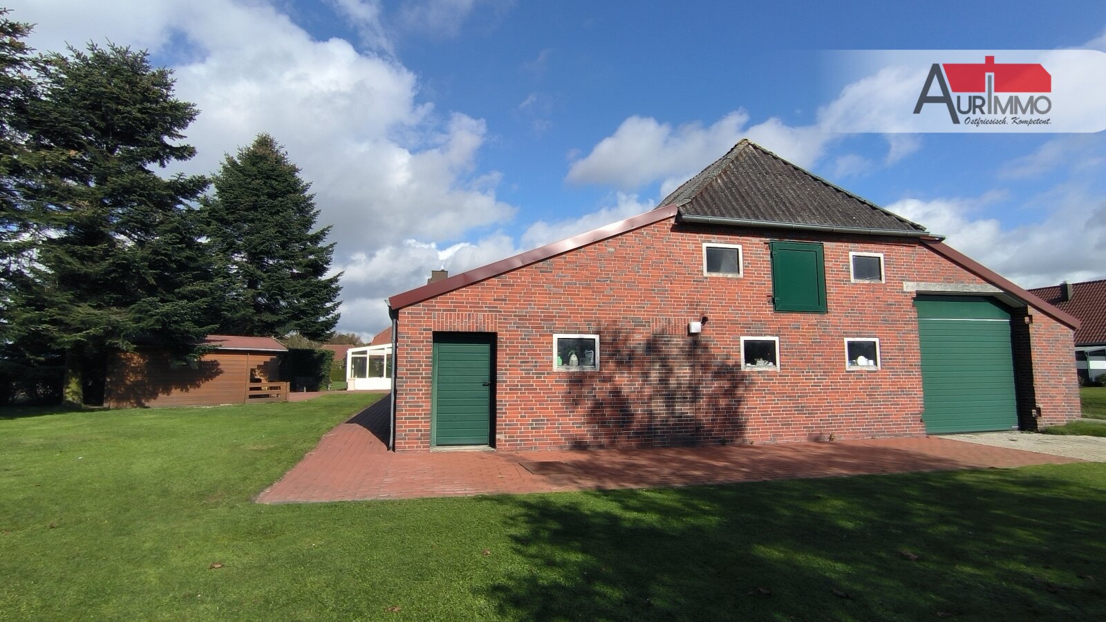 Ehemalige Hofstelle mit Wohnhaus, Scheune u. Bauplatz