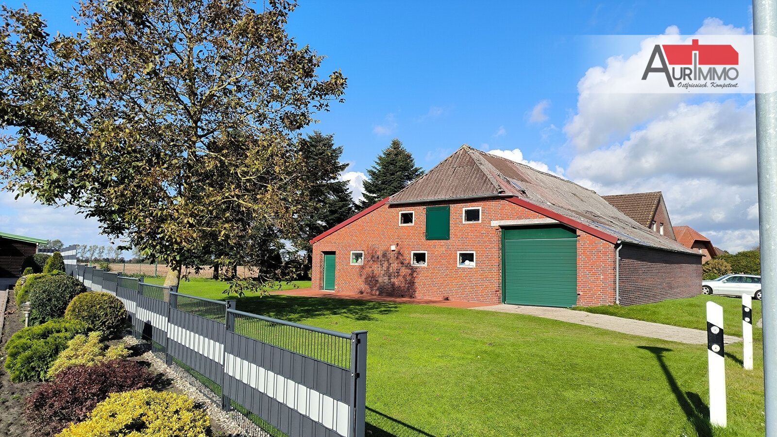 Ehemalige Hofstelle mit Wohnhaus, Scheune u. Bauplatz