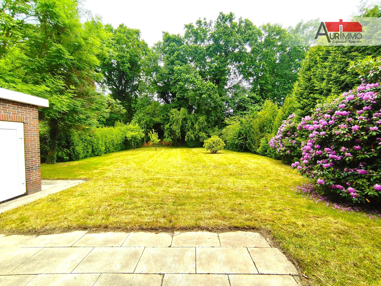 Terrassenausblick auf den Park