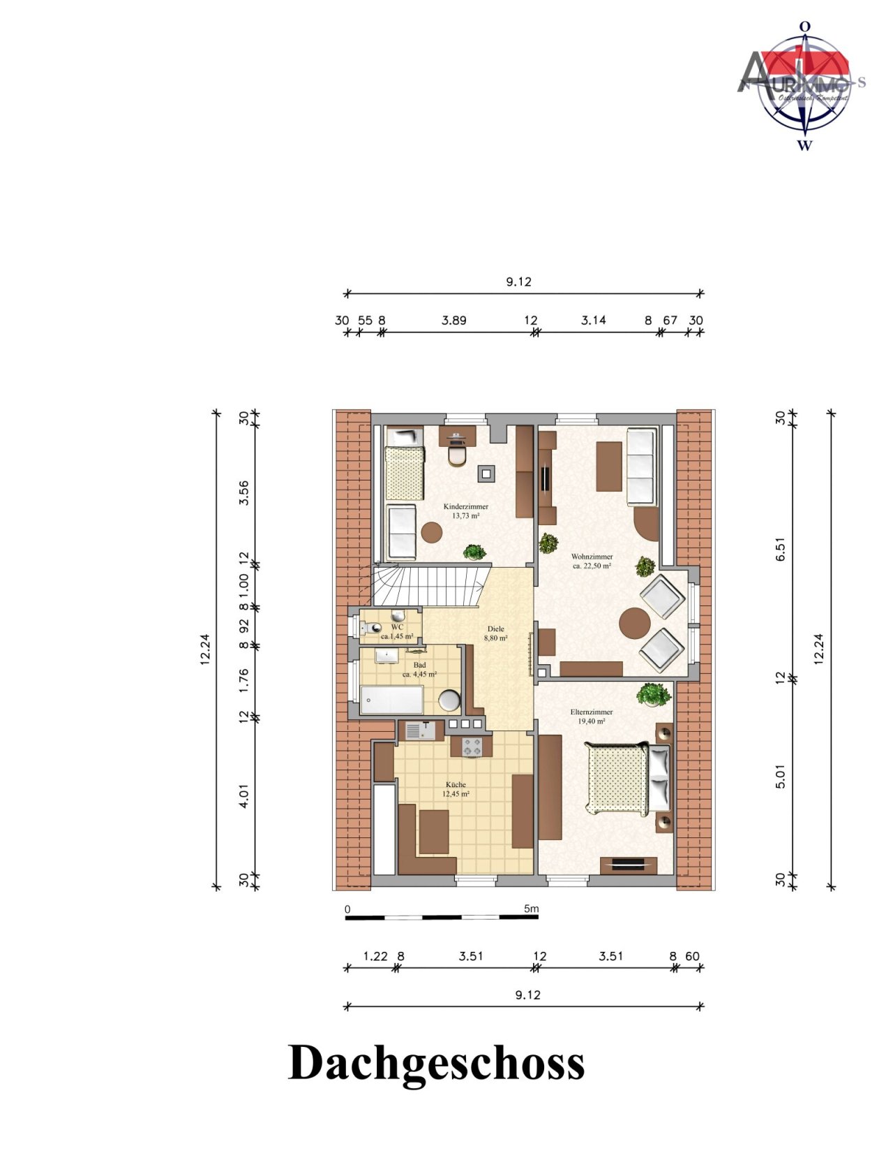 Grundriss Obergeschoss