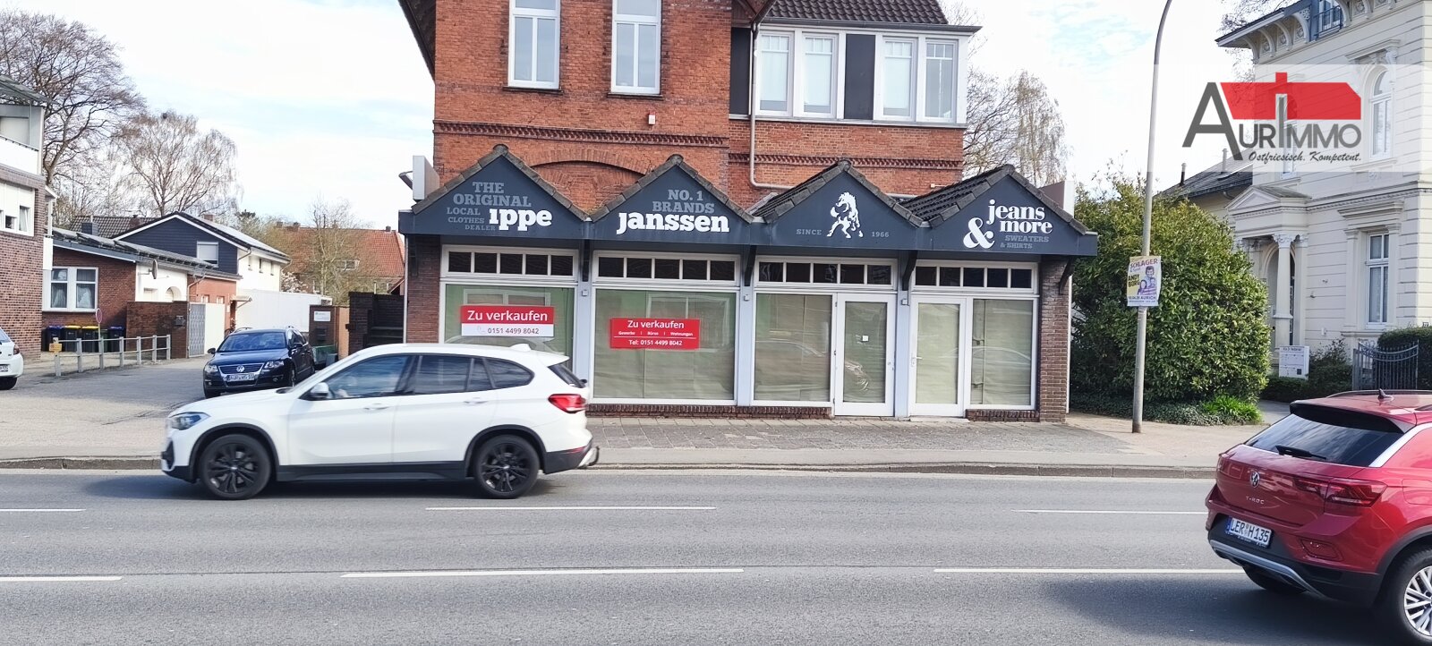 Werbefläche straßenseitig