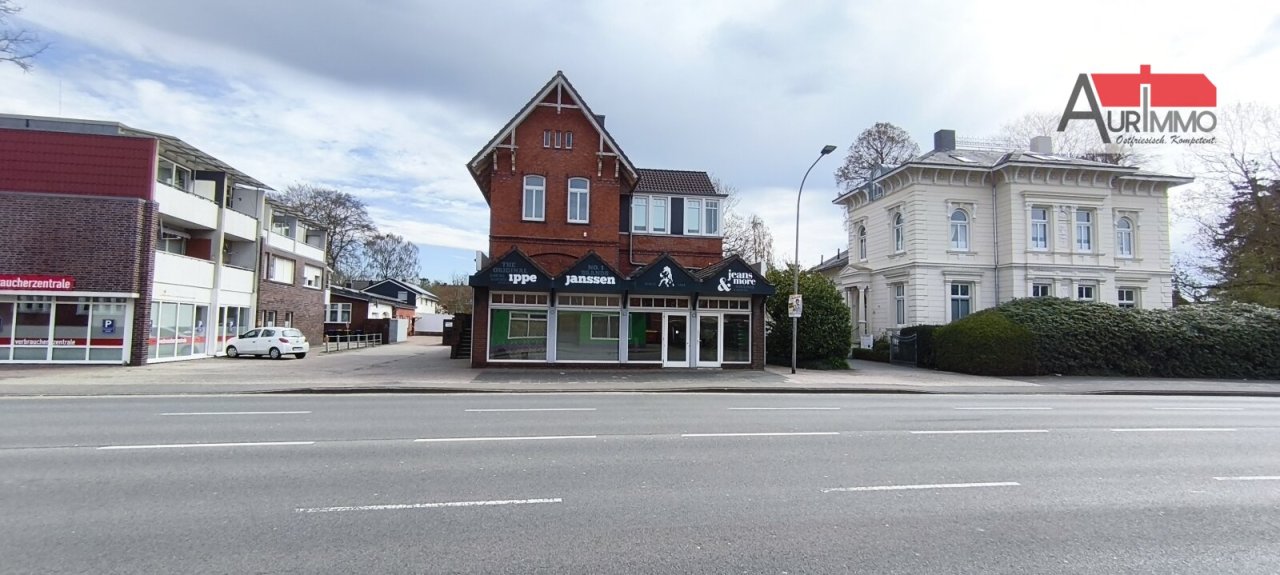 Frontalansicht Straße